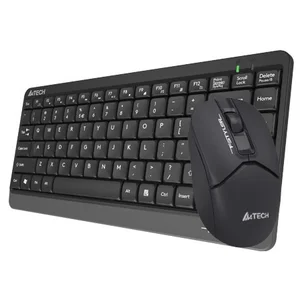 A4Tech Fstyler FG1112S Compact Desktop Set, 2.4GHz Wireless, Silent Clicks, 1200 DPI, Up to 12 Months Battery Life, Black