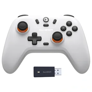 GameSir Nova Lite Wireless Controller, Hall Effect Sticks and Triggers, Bluetooth and 2.4G Dongle and USB-C, 20Hz Turbo, Rumble Vibration, For PC Android iOS Switch Steam Deck, White