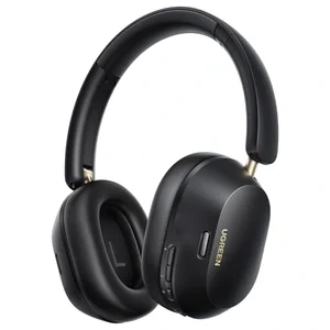 UGREEN HiTune Max5c Wireless Over Ear Headphones, Hybrid ANC Up to 43dB, 75H Playtime, Hi-Res LDAC, Spatial Audio, Bluetooth 5.4, USB-C Wired Audio, Black, 35757