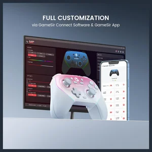 GameSir Super Nova Wireless Gaming Controller, 1000Hz Polling Rate, Hall Effect Stick and Trigger, 1000mAh Battery, Pink