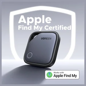 UGREEN Smart Finder FineTrack Tracker Tag for Apple Find My, 2-Year Replaceable CR2032 Battery, 80dB Alarm Volume, Bluetooth Finder for Keys Tags for Wallet and Luggage, Model 45297 CM816