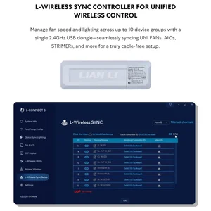 Lian Li UNI Fan CL120 ARGB 120mm PWM Fans Triple Pack Reverse Blade, 2.4GHz Wireless Signal RGB and PC Case Fans Control, Daisy-Chain, Controller Included and Required, White G99.12RCL1W3W.00