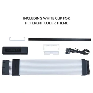 Lian Li Strimer Wireless 24 Pin with Controller, Addressable RGB Power Extension Cable, 2.4GHz Wireless Control, G89.PW24-1W-T.00