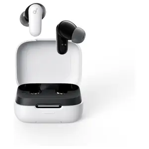 Soundcore By Anker R50i NC True Wireless Earbuds, 10mm Drivers with BassUp, Adaptive ANC Up to 42dB, Bluetooth 5.3, AI Clear Calls with 4 Mics, Up to 45hrs Total Playtime, White