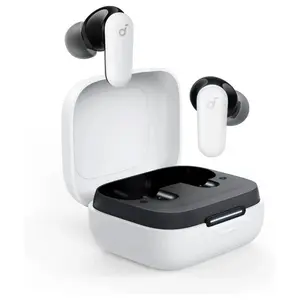 Soundcore By Anker R50i NC True Wireless Earbuds, 10mm Drivers with BassUp, Adaptive ANC Up to 42dB, Bluetooth 5.3, AI Clear Calls with 4 Mics, Up to 45hrs Total Playtime, White