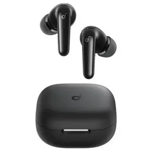 Soundcore R60i NC Wireless Bluetooth Earbuds, Adaptive ANC Up To 52dB, Hi-Res Sound with LDAC, 6-Mic System, 50H Playtime, Fast Charging, Black