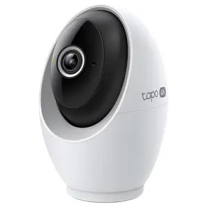 TP-Link C260 Pan and Tilt AI Home Security Wi-Fi Camera, 4K 8MP Video, 360 Degree Horizontal and 116 Degree Vertical, Human Face Recognition, Night Vision Up to 40ft