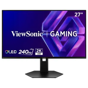 ViewSonic XG2738-2K-OLED 27" QHD QD-OLED 240Hz Gaming Monitor, 0.03ms GTG, HDR10, FreeSync Premium and G-Sync Compatible