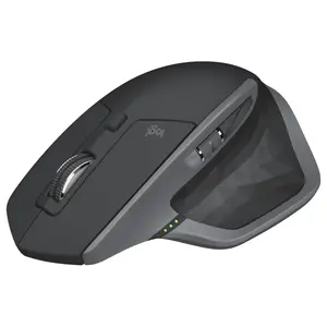 Logitech MX Master 2S Wireless Mouse, 4000 DPI, Bluetooth and USB, 7 Buttons and Scroll Wheel with Auto-Shift, Flow Cross-Computer Control and File Sharing, Graphite