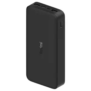 Xiaomi Redmi Power Bank 20000mAh, 18W Two-Way Fast Charging, Dual USB-A Output and USB-C and Micro-USB Input, 74Wh High Capacity