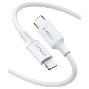 UGREEN USB-C to Lightning Cable, 6FT MFi Certified, PD Fast Charging, 480Mbps Data Transfer, 60W, 60749
