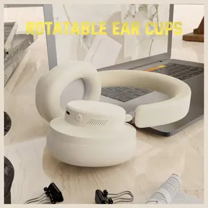 ATTACK SHARK G500 Ultra-Light Dual-Mode Gaming Headset, Bluetooth 5.1 and 3.5mm Wired, 210g Ultra-Light Design, LIGHTSPEED Wireless Technology, Off White