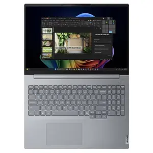 Lenovo ThinkBook 16 Gen 9, Intel Core 5 210H, 8C 12T Up to 4.8GHz, 8GB DDR5-5600 RAM, 512GB PCIe 4.0 NVMe SSD, 16" WUXGA IPS 400nits, Integrated Intel Graphics, Arctic Grey 21US0034GQ (Official Warranty)