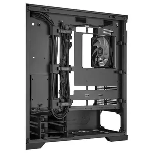 Asus TUF Gaming GT302 ARGB Mid-Tower ATX Case, 4x 140x28mm ARGB Fans, Square-Type Mesh Front Panel, Interchangeable Side Panels, Detachable Top Panel, Hidden-Connector Motherboard Support, Black