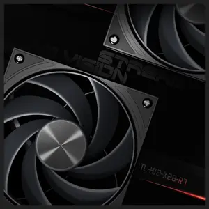 Thermalright Stream Vision 360 CPU Liquid Cooler, 3.5-Inch 640x480 Screen, 6400RPM Pump, 403mm Aluminum Radiator, Black
