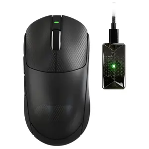 Attack Shark X8 Ultimate Wireless Gaming Mouse, BT and 2.4GHz Wireless and Wired USB, 8K Polling Rate, PixArt PAW3950MAX Sensor, 42000 DPI, 55g, 800mAh Battery, Black
