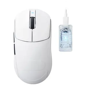Attack Shark X8 Ultimate Wireless Gaming Mouse, Tri-Mode BT And 2.4GHz Wireless And Wired USB, 8K Polling Rate, PixArt PAW3950MAX Sensor, 42000 DPI, 55g, 800mAh Battery, Black