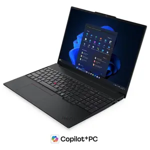 Lenovo ThinkPad E16 Gen 3, Intel Core Ultra 7 256V, 16GB DDR5-8533 RAM, 512GB PCIe SSD, Intel Arc 140V Graphics, 16" WUXGA IPS 60Hz Anti-Glare, Backlit KB, Black, 22B0S03200 (Official Warranty)