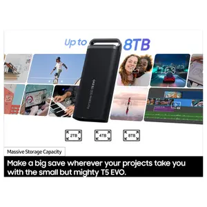 Samsung T5 EVO Portable SSD 2TB, USB 3.2 Gen 1, Up to 460MB/s