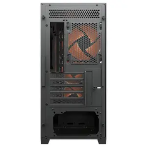 Cougar MX600 Mini V2 Pro Mini-Tower mATX Gaming PC Case, 4x ARGB PWM Fans, Up to 360mm Radiator Support, Perforated Front Panel, Black