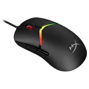 HyperX Pulsefire Saga Optical Wired Gaming Mouse, USB Type A, 26K DPI, 6 Buttons, Symmetrical, A2PB3AA, Black