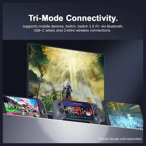 GameSir X5s Bluetooth Mobile Gaming Controller, Tri-Mode Connectivity, Hall Effect Joystick and Analog Triggers, 6-Axis Gyro, HD Vibration, Cloud White