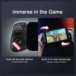 GameSir X5s Bluetooth Mobile Gaming Controller, Tri-Mode Connectivity, Hall Effect Joystick and Analog Triggers, 6-Axis Gyro, HD Vibration, Cloud White