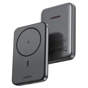 UGREEN ZAPIX Series Magnetic Wireless Fast Charging Power Bank, 10000mAh, 20W, PD and FQI, 1 x QI and 1 x USB-C, PB561, Black 25919