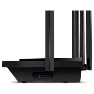 TP-Link Archer AX73 AX5400 Dual-Band Gigabit Wi-Fi 6 Router, 5400Mbps WiFi, 4T4R HE160 5GHz Up To 4.8Gbps, MU-MIMO And OFDMA, 6 Antennas Beamforming, 1x USB 3.0
