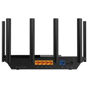 TP-Link Archer AXE75 AXE5400 Tri-Band Gigabit Wi-Fi 6E Router, 1.7GHz Quad-Core CPU, 1xUSB 3.0, 1xGigabit WAN and 4xGigabit LAN