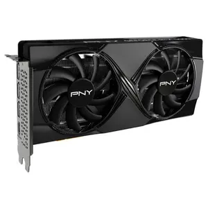 PNY NVIDIA GeForce RTX 5060 Ti Graphics Card, 8GB GDDR7, 2692MHz Boost, 4608 CUDA Cores, PCIe 5.0 x16, DisplayPort 2.1b And HDMI 2.1b, Dual Fan Cooler, VCG5060T8DFXPB1-O, Black