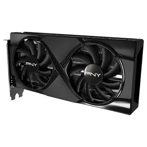 PNY NVIDIA GeForce RTX 5060 Ti Graphics Card, 8GB GDDR7, 2692MHz Boost, 4608 CUDA Cores, PCIe 5.0 x16, DisplayPort 2.1b And HDMI 2.1b, Dual Fan Cooler, VCG5060T8DFXPB1-O, Black