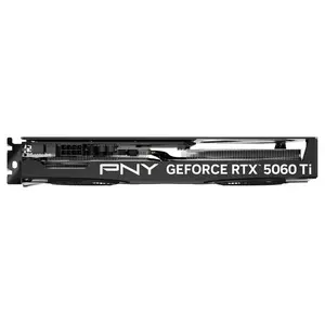 PNY NVIDIA GeForce RTX 5060 Ti Graphics Card, 8GB GDDR7, 2692MHz Boost, 4608 CUDA Cores, PCIe 5.0 x16, DisplayPort 2.1b And HDMI 2.1b, Dual Fan Cooler, VCG5060T8DFXPB1-O, Black