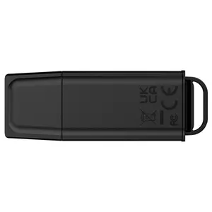 Kingston DataTraveler Exodia USB-A Flash Drive, 64GB Storage, USB 3.2 Gen 1 5Gb/s, Snap-On Cap, Colored Keyring Hole, Timeless Black DTXG2/64GB