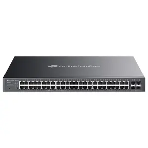 TP-Link SG2452LP Omada 52-Port Gigabit Smart Switch, 32-Port PoE+ 230W Budget, 16 Gigabit Non-PoE RJ45 and 4 Gigabit SFP Slots