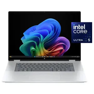 HP OmniBook 7 Flip 16-AU0055CL 2-in-1 AI PC, Intel Core Ultra 5 226V, 16GB LPDDR5x-8533MT/s RAM, 1TB PCIe SSD, 16 inch 2K 1920 x 1200 Touchscreen IPS, Intel Arc 130V GPU, Windows 11 Home, Silver