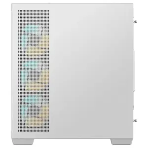 Gigabyte C500 Panoramic Stealth Ice Mid Tower PC Gaming Case, 270 Degree Panoramic 4mm Tempered Glass, USB 3.2 Gen2 Type-C, 4X ARGB Fans Included, White