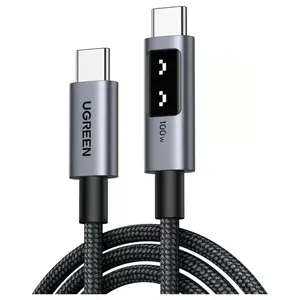 UGREEN Uno 100W USB C to USB C Charger Cable, 2 Meter, 20V 5A, E-Marker Chip, 480Mbps Data Sync, 35512