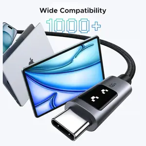 UGREEN Uno 100W USB C to USB C Charger Cable, 2 Meter, 20V 5A, E-Marker Chip, 480Mbps Data Sync, 35512