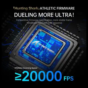 ATTACK SHARK X8 Ultra Wireless Gaming Mouse, 55g Ultra-Lightweight, Bluetooth and 2.4GHz Wireless and Wired USB, 8K Polling Rate, PixArt PAW3950MAX Sensor, 42000 DPI, Black