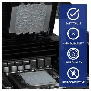 Thermal Grizzly Polartherm X-8 CPU Thermal Paste, 10 Grams, High Thermal Conductivity, Long Durability, Non-Conductive Thermal Grease, Thermal Compound Kit with Spatula