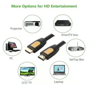 UGREEN 4K HDMI to HDMI Cable, 3 Meter, 4K at 60Hz, 10.2Gbps High-Speed With Ethernet, 1080P and 3D Support, ARC Audio, 10130
