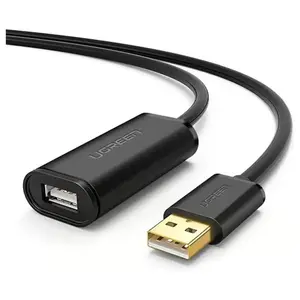 UGREEN 10321 USB 2.0 Active Extension Cable, 10 Meter, 480Mbps, FE 1.1s Signal Booster Chipset, Male to Female, Triple-Shielding