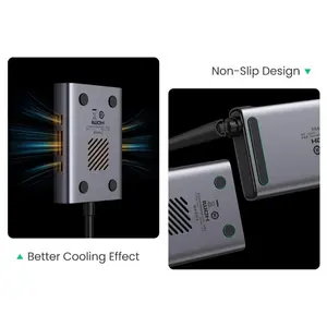UGREEN CM506 Wireless HDMI Extender, 50 Metres, HDMI and VGA Output, 1080p@60Hz 5GHz Transmitter Receiver, 50633A