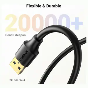 UGREEN 90722 USB 3.0 Extension Cable, 5 Meter USB A Male to A Female Extender