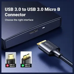 UGREEN Micro USB Cable, USB 3.0 A to Micro B Male Data Sync Cord 6FT