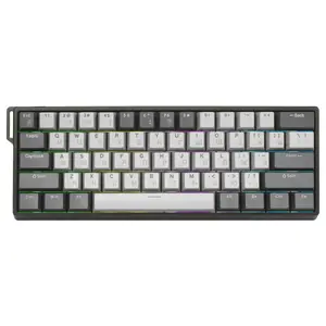 AULA WIN60 HE Pro 60% Gaming Wired Keyboard, RGB Lighting, Hot Swappable Hall Effect Magnetic Switches, 8kHz Polling Rate, 0.125ms, Gray Black, WIN 60