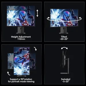 KOORUI S2721XO 27 Inch Gaming Monitor, 240Hz QD-OLED QHD 1440P, 0.03ms, HDR 400, Adaptive Sync, VESA Mountable, HDMI and DP