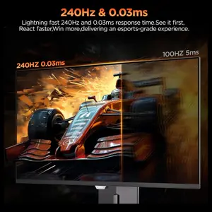 KOORUI S3241XO 32 Inch 4K OLED Gaming Monitor, UHD 240Hz 0.03ms, HDR True Black 400, Adaptive Sync, 99% DCI-P3, HDMI 2.1 And DP 1.4, USB Type-C