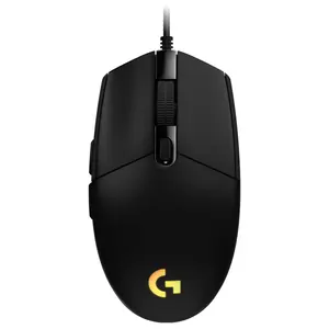 Logitech G G102 2nd Gen Light Sync Gaming Mouse, 8000 DPI, 6 Programmable Buttons, RGB, Black